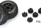 Duratrax kolo 2.8" 1:10 Brutus Monster Truck, disk Ripper černý H12mm (2)