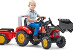 FALK - Pedal tractor Supercharger with excavator red