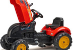 FALK - Pedal tractor X-Tractor with siding red