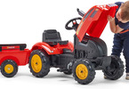 FALK - Pedal tractor X-Tractor with siding red