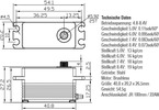 H-Speed servo HSX101 19kg.cm 0.073s/60° 25T