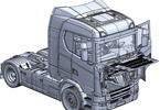 Italeri Scania S770 4x2 Normal Roof Grey Cab (1:24)