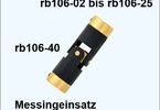 Raboesch clutch insert 106-40 brass 1/4"