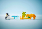 LEGO DUPLO - Rodinky divokých zvířat: Tučňáci a lvi