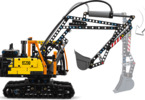 LEGO Technic - Nákladní auto Volvo FMX a elektrický bagr Volvo EC230