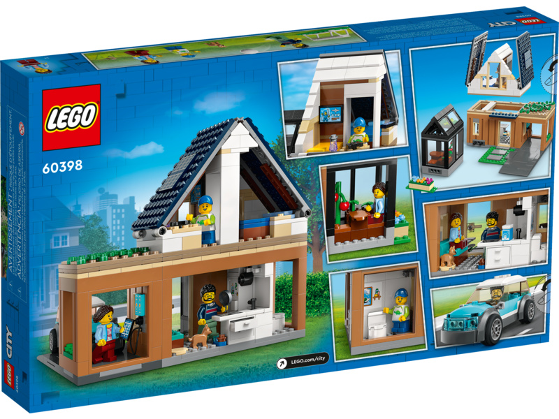 LEGO City - Family House and Electric Car (LEGO60398) | Astra