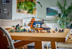 LEGO City - Helikoptéra na průzkum džungle v základním táboře