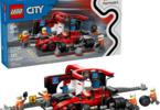 LEGO City - Zastávka v boxech F1® a personál s vozem Ferrari