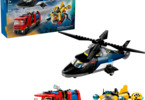 LEGO City - Remix: Helikoptéra, hasičský vůz a ponorka