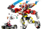 LEGO DREAMZzz - Cooperův tygří robot a Zerův hot rod