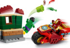 LEGO Marvel - Iron Man s motorkou a Hulk