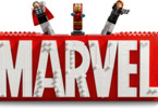 LEGO Marvel - Logo MARVEL a minifigurky