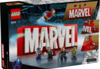 LEGO Marvel - Logo MARVEL a minifigurky