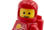 LEGO svítící klíčenka - Kosmonaut červený