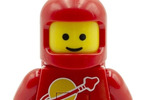 LEGO svítící klíčenka - Kosmonaut červený