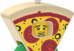 LEGO Keychain Flashlight - Iconic Pizza