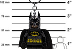 LEGO Keychain Flashlight - Batman black