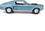 Maisto Ford Mustang GT Cobra Jet FB 1968 1:18 modrá metalíza