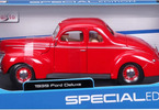 Maisto Ford Deluxe Coupe 1939 1:18 červená