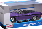 Maisto Dodge Challenger R/T Convertible 1970 1:24 fialová metalíza