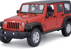 Maisto Jeep Wrangler Unlimited 1:24 2015 oranžová