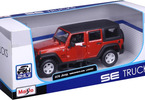 Maisto Jeep Wrangler Unlimited 1:24 2015 oranžová