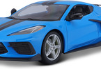 Maisto Chevrolet Corvette Stingray Coupe 2020 1:18 modrá