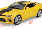 Maisto Chevrolet Camaro SS 1:18 metallic yellow