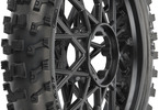 Pro-Line kolo s pneu Dunlop Geomax MX33 V2 Bead CR4 přední, disk černý: PM-MX