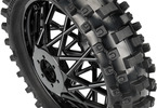 Dunlop Geomax MX33 V2 Bead CR4 Rear Tire MTD Bullyspoke Black: Promoto-MX