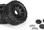 Pro-Line 1/6 Trencher F/R 5.7” Tires Mounted 24mm Black Raid 8x48 Hex (2)