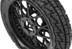 Pro-Line 1/4 Hot Lap MX S3 Front Tire MTD Black Supermoto Wheel: Promoto-MX