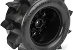 Pro-Line 1/10 Sand Paw HP BELTED F/R 2.8" MT Tires MTD 12/14mm Black Raid (2)