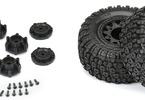 Pro-Line Aztek SC 2.2"/3.0" M2 (Medium) Tires Mounted on Raid Black 6x30 Removable Hex (12mm & 14mm)