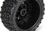 Pro-Line Aztek SC 2.2"/3.0" M2 (Medium) Tires Mounted on Raid Black 6x30 Removable Hex (12mm & 14mm)