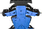 Pro-Line kluzná deska přední a zadní Bash Armor modrá: Arrma 3S