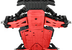 Bash Armor Front Suspension Arms (Red) for ARRMA 3S Vehicles