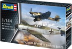 Revell Messerschmitt Bf109E, Junkers Ju87B Stuka (1:144)