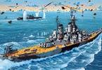 Revell USS New Jersey (1:1200) (set)