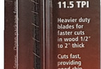 Olson Scroll Saw Blade 1.14x0.43x127mm Skip Tooth 11.5TPI (12pcs)