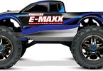 RC model auta Traxxas E-Maxx 1:8 Brushless: Pohled z boku - modrá barva