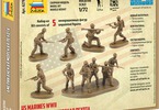 Zvezda figures - WWII US Marines (1:72)