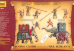 Zvezda figurky War Elephants III-II B. C. (1:72)