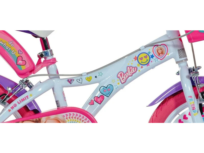 DINO Bikes - Detský bicykel 14" Barbie DB-614G02BA