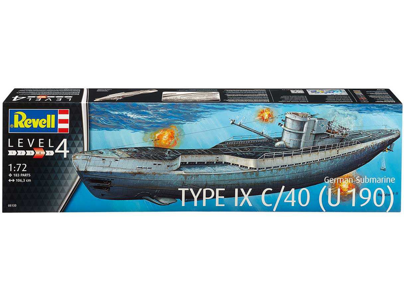 Revell Nemecka Ponorka Type Ix C 40 1 7 Rvl Astra