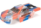 Arrma 1/8 Painted Body with Decals, Blue/Orange: KRATON 6S BLX V6