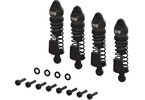 Arrma Aluminum Shock Set, 58mm Length, 2000cSt Oil (4), Gunmetal: Grom