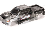 Arrma Clipless Painted Decaled Trimmed Body, Gun Metal: Granite 4x4