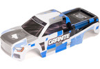 Arrma 1/10 Clipless Painted Decaled Body, Blue: Granite 4x4