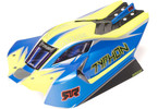 Arrma 1/8 Clipless Painted Decaled Body, Blue: TYPHON 4X4